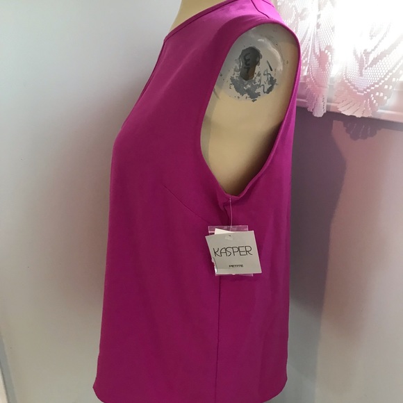 Kasper keyhole sleeveless top. NWT. - Picture 4 of 11